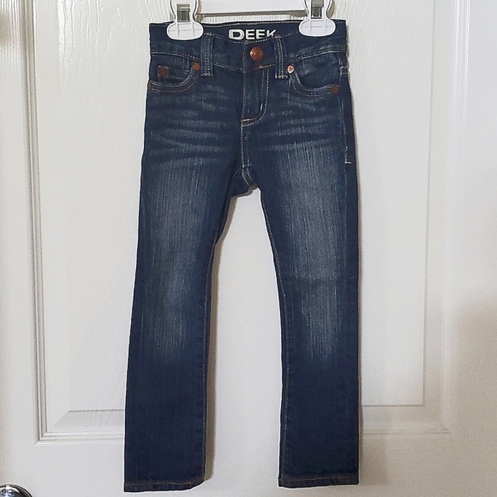 Peek Dungarees Denim Skinny Jeans Toddler Girl Size 2